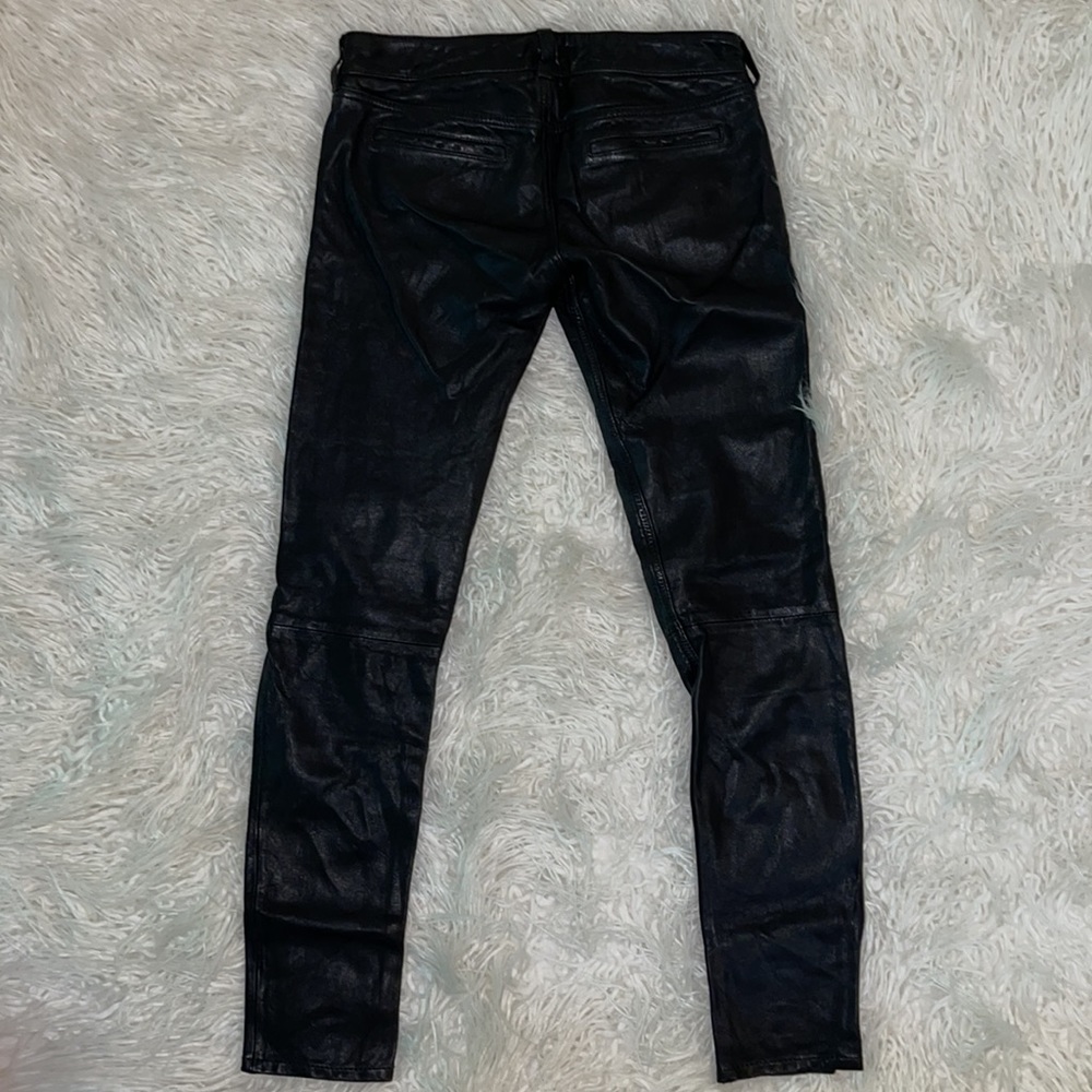 AllSaints Mauritius Leather Pant - Picture 3 of 7